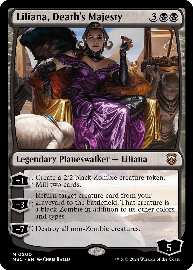 Image for Liliana, Death's Majesty (Ripple Foil) (200) - Magic: The Gathering