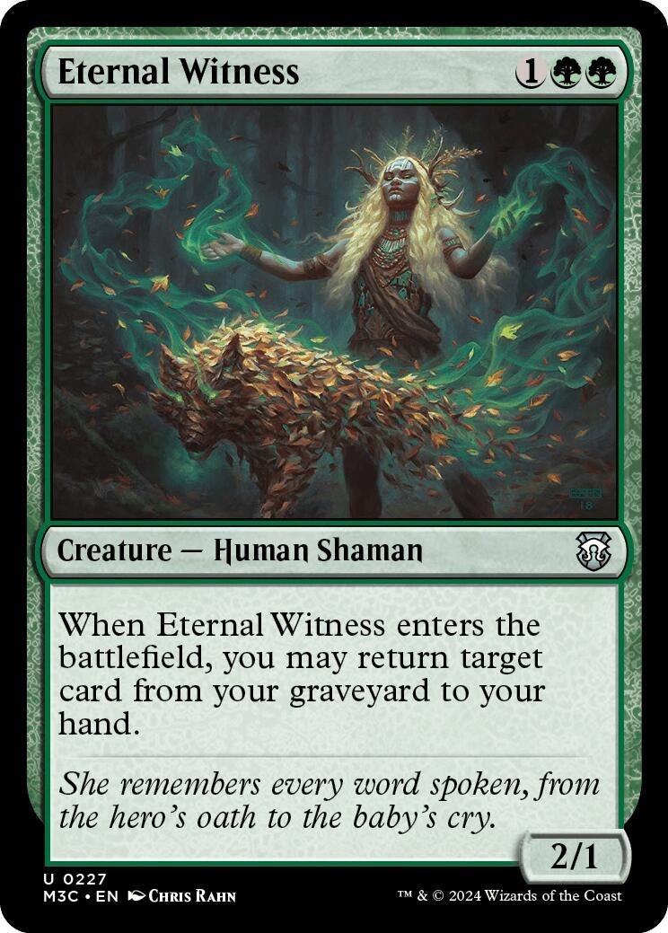 Image for Eternal Witness (Ripple Foil) (227) - Magic: The Gathering