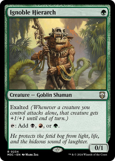 Image for Ignoble Hierarch (Ripple Foil) (234) - Magic: The Gathering