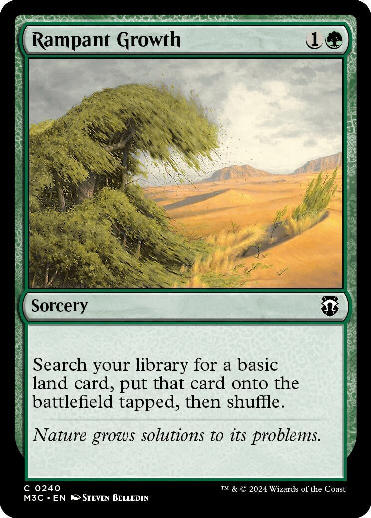 Image for Rampant Growth (Ripple Foil) (240) - Magic: The Gathering