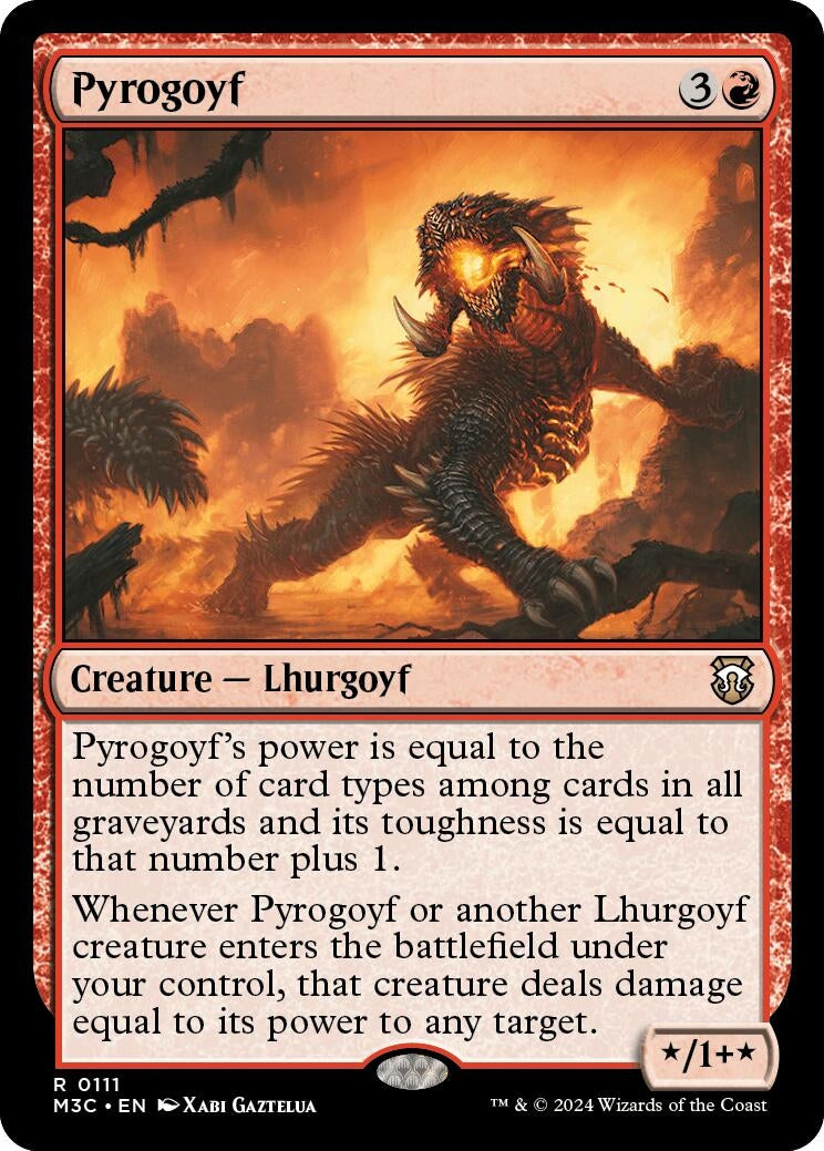 Image for Pyrogoyf (111) - Magic: The Gathering