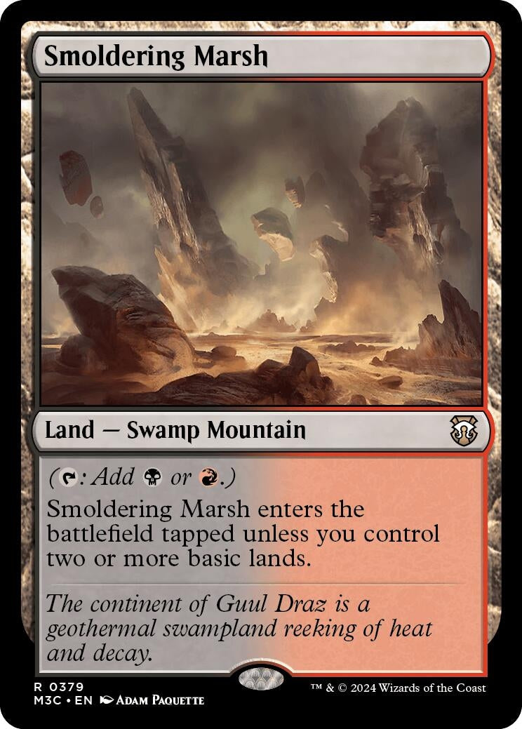 Image for Smoldering Marsh (379) - Magic: The Gathering