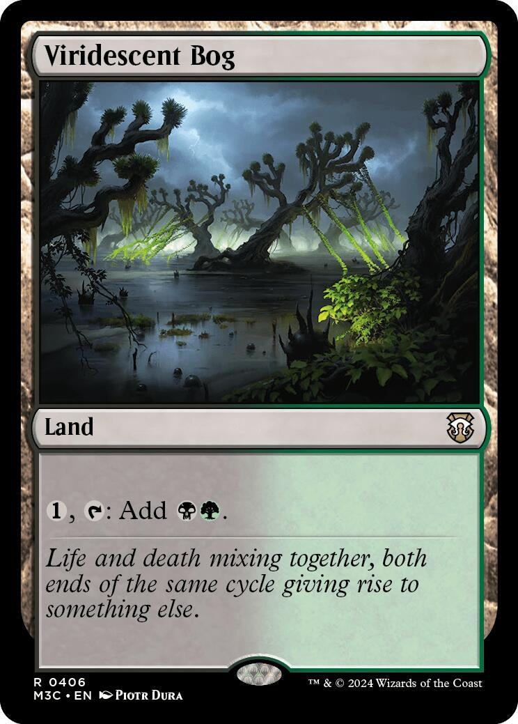 Image for Viridescent Bog (Ripple Foil) (406) - Magic: The Gathering