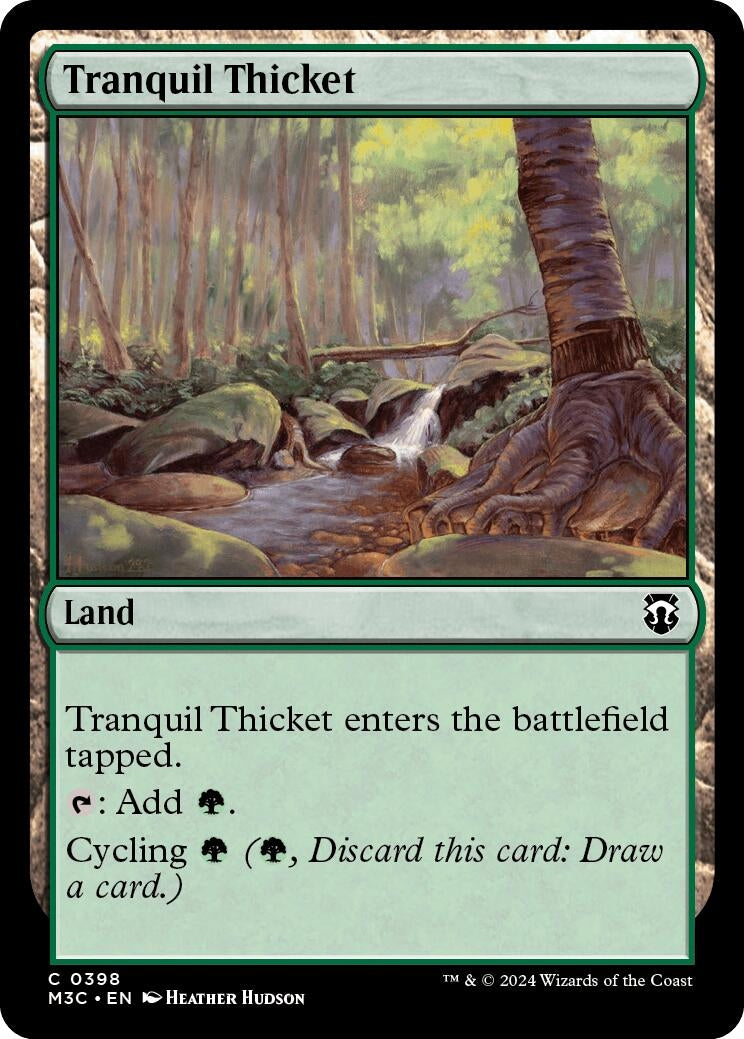 Image for Tranquil Thicket (Ripple Foil) (398) - Magic: The Gathering
