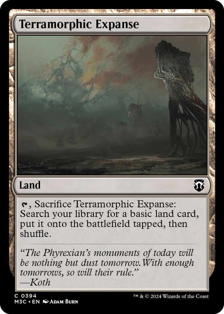 Image for Terramorphic Expanse (Ripple Foil) (394) - Magic: The Gathering