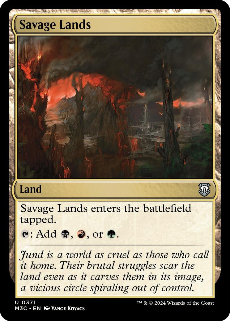 Image for Savage Lands (Ripple Foil) (371) - Magic: The Gathering