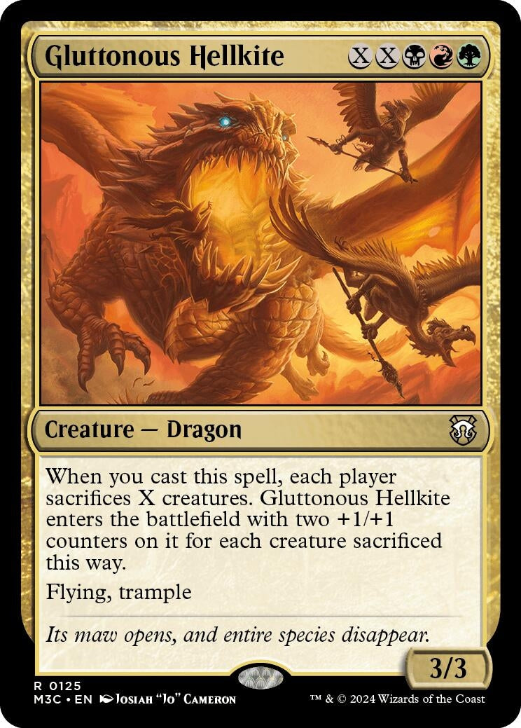Image for Gluttonous Hellkite (125) - Magic: The Gathering
