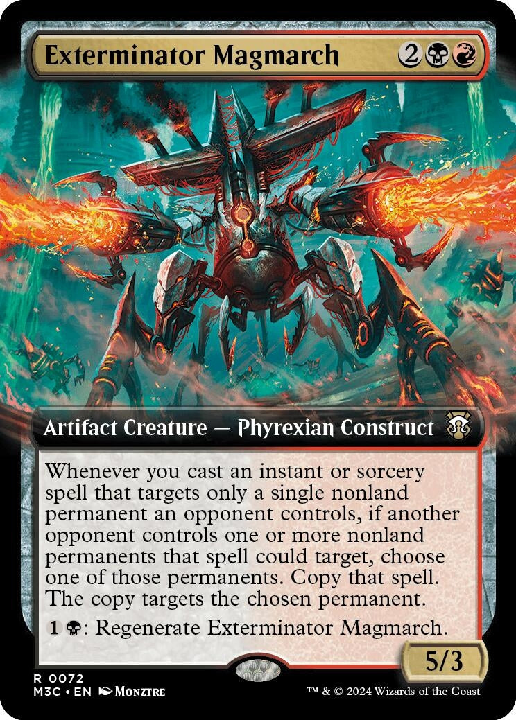 Image for Exterminator Magmarch (Extended Art) (72) - Magic: The Gathering