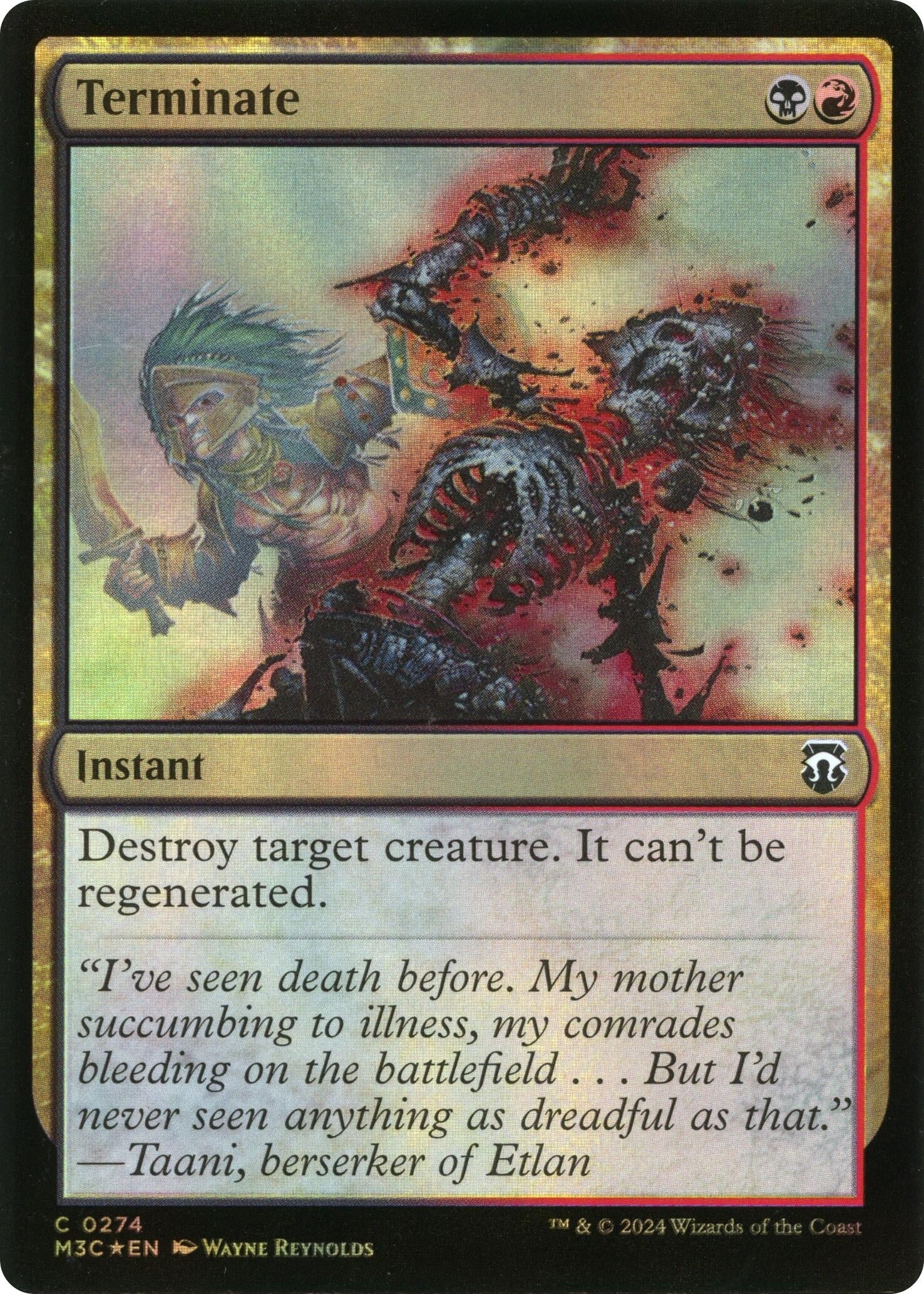 Image for Terminate (Ripple Foil) (274) - Magic: The Gathering