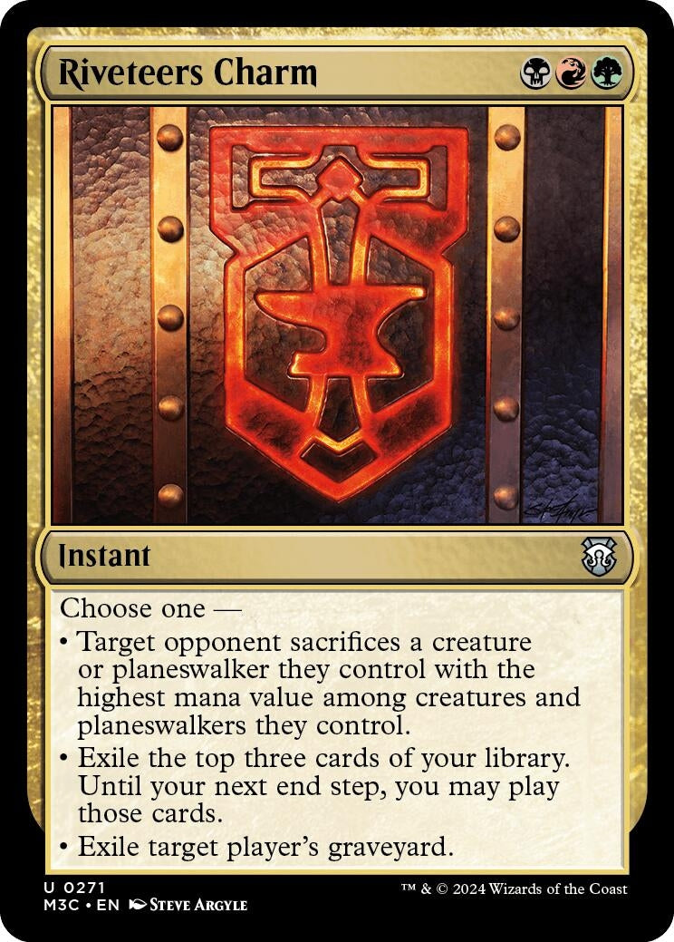 Image for Riveteers Charm (Ripple Foil) (271) - Magic: The Gathering