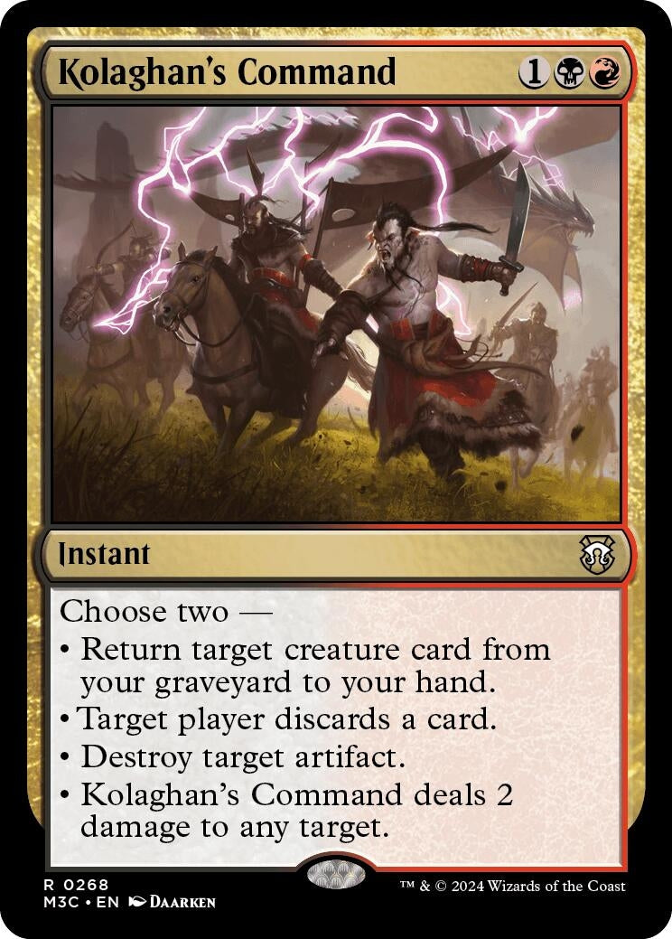 Image for Kolaghan's Command (Ripple Foil) (268) - Magic: The Gathering