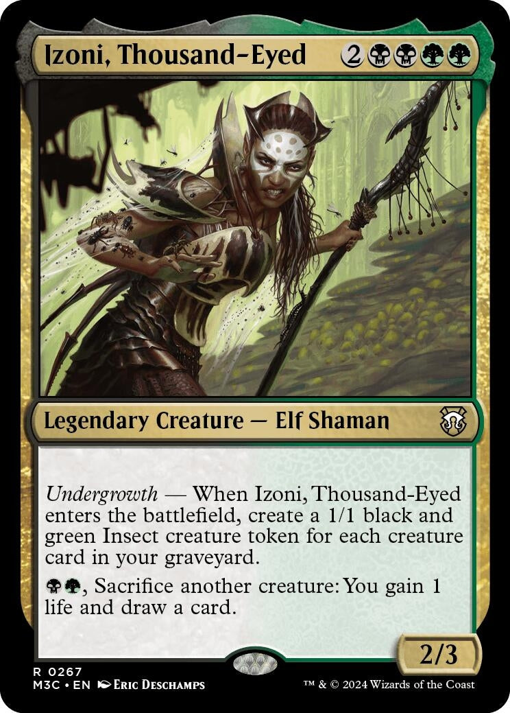 Image for Izoni, Thousand-Eyed (Ripple Foil) (267) - Magic: The Gathering