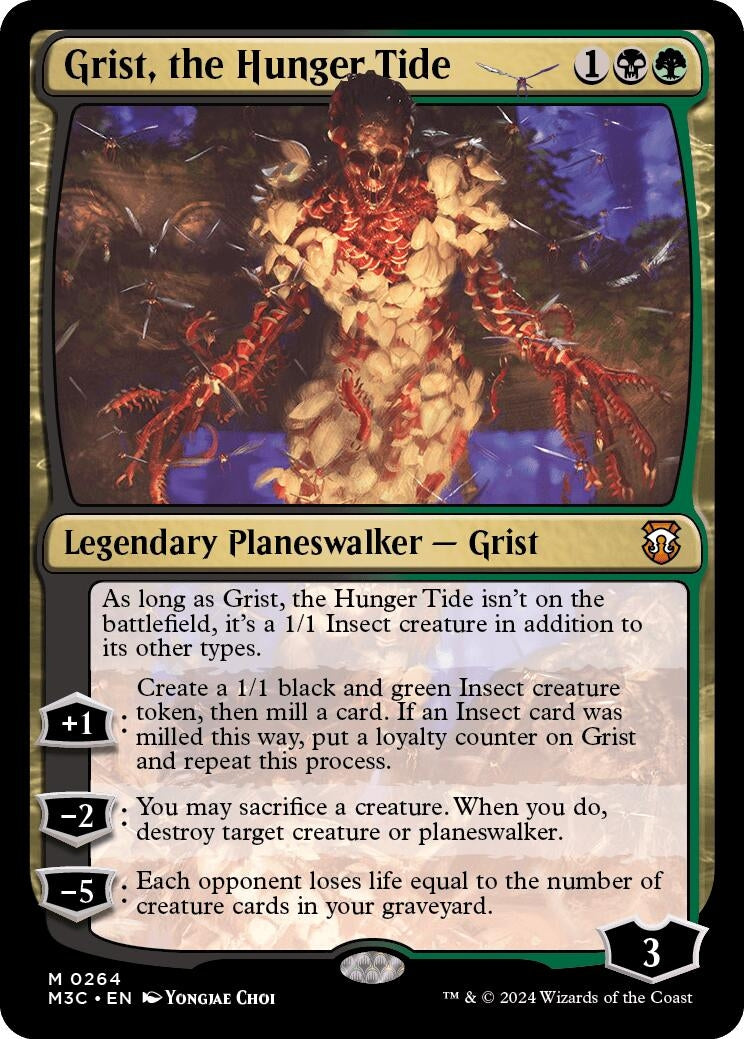 Image for Grist, the Hunger Tide (Ripple Foil) (264) - Magic: The Gathering