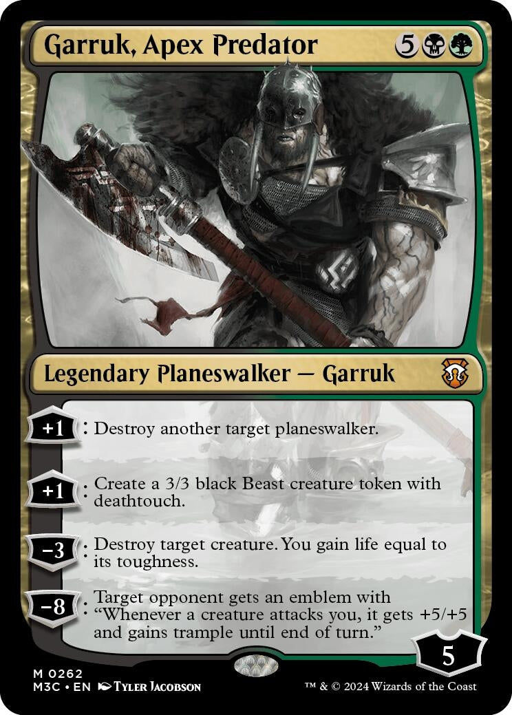 Image for Garruk, Apex Predator (Ripple Foil) (262) - Magic: The Gathering
