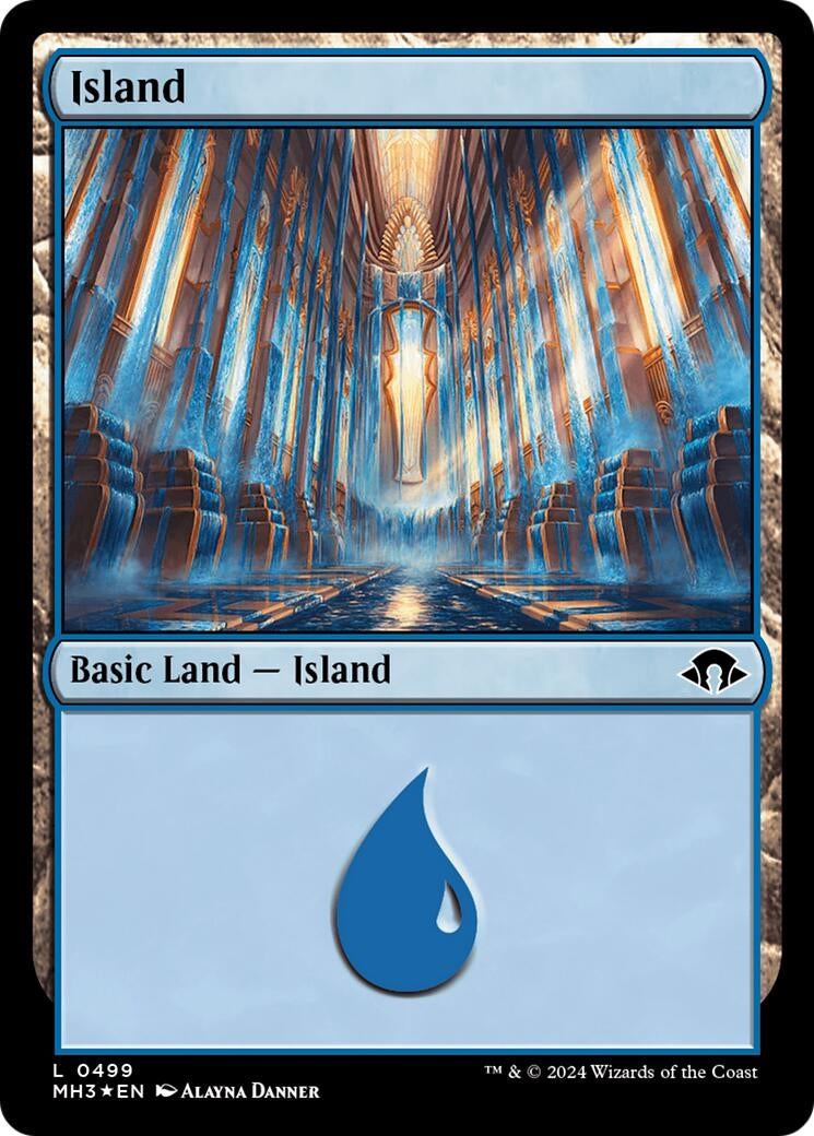 Image for Island (0499) (Ripple Foil) (499) (Modern Horizons 3) - Magic: The Gathering