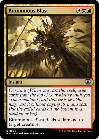 Image for Bituminous Blast (Ripple Foil) (255) - Magic: The Gathering