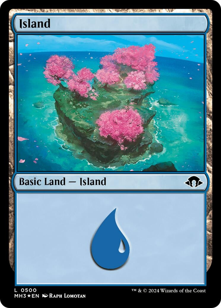 Image for Island (0500) (Ripple Foil) (500) (Modern Horizons 3) - Magic: The Gathering