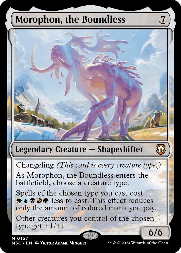Image for Morophon, the Boundless (Ripple Foil) (157) - Magic: The Gathering