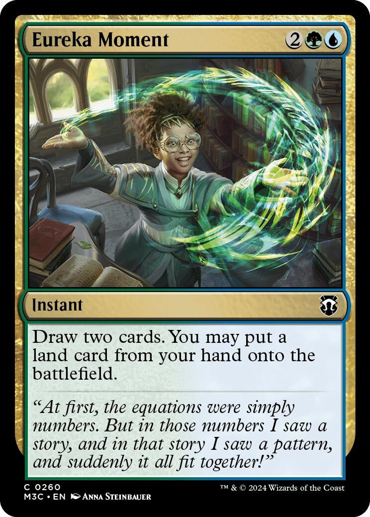 Image for Eureka Moment (Ripple Foil) (260) - Magic: The Gathering