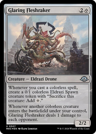 Image for Glaring Fleshraker (Ripple Foil) (507) (Modern Horizons 3) - Magic: The Gathering