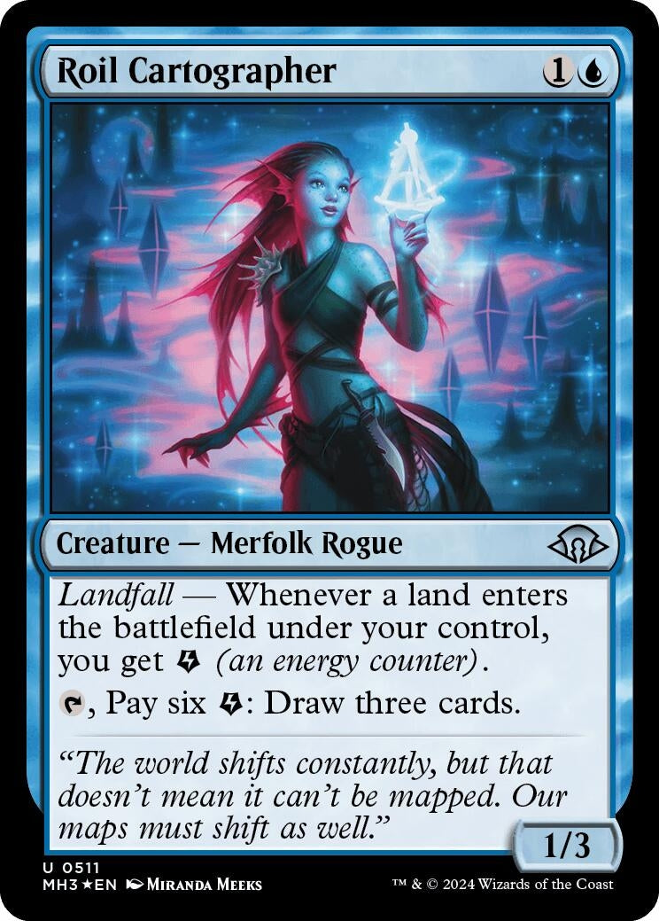 Image for Roil Cartographer (Ripple Foil) (511) (Modern Horizons 3) - Magic: The Gathering