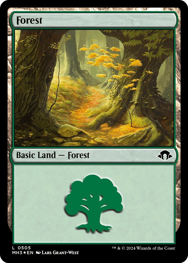 Image for Forest (0505) (Ripple Foil) (505) (Modern Horizons 3) - Magic: The Gathering