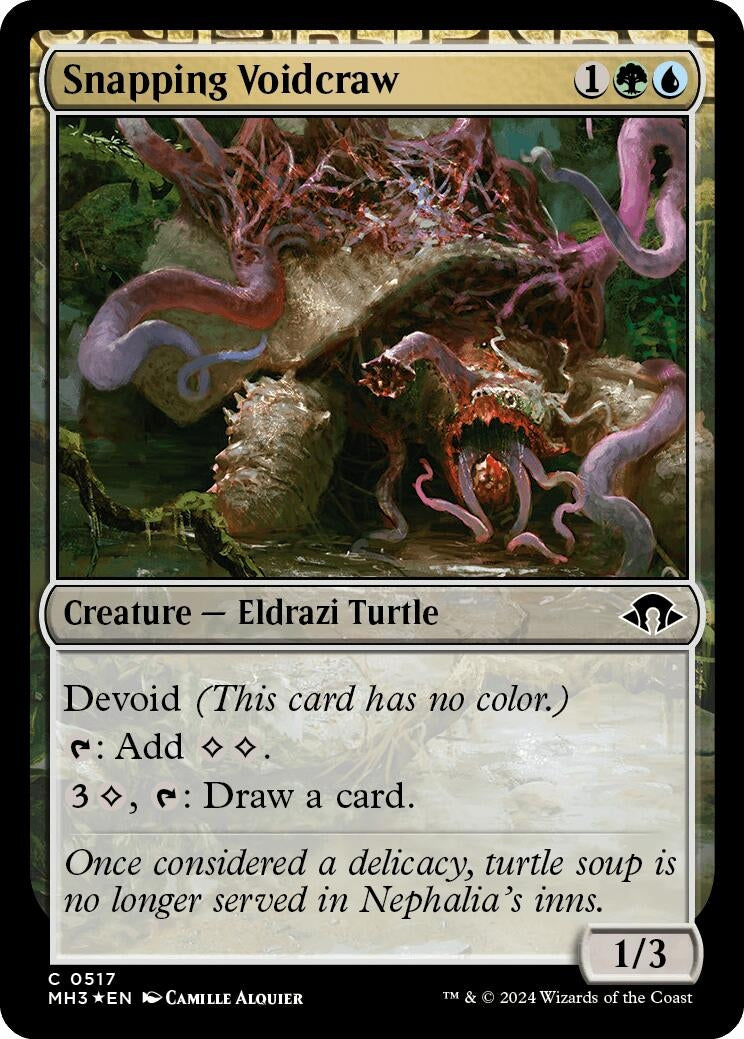 Image for Snapping Voidcraw (Ripple Foil) (517) (Modern Horizons 3) - Magic: The Gathering