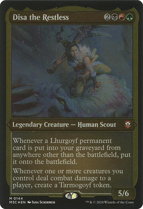 Image for Disa the Restless (Display Commander) - Thick Stock (144) - Magic: The Gathering