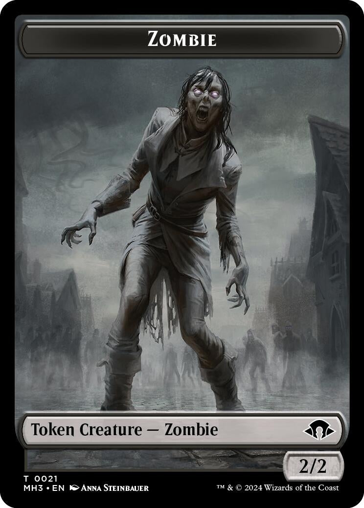 Image for Zombie // Insect (0027) Double-Sided Token (21 // 27) (Modern Horizons 3) - Magic: The Gathering