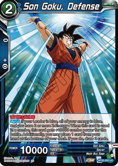 Son Goku, Defense - BT25-052