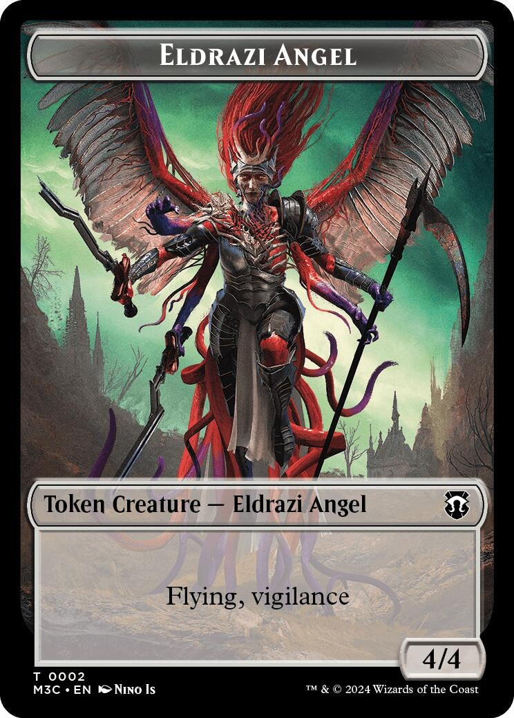 Image for Eldrazi Angel // Copy Double-Sided Token (2 // 1) - Magic: The Gathering