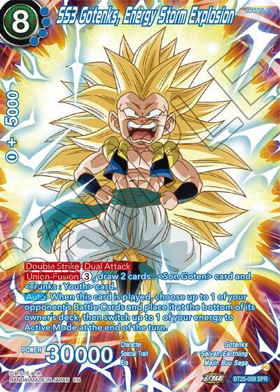 SS3 Gotenks, Energy Storm Explosion (SPR) BT25-058