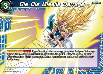 Die Die Missile Barrage - BT25-049