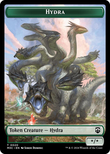 Image for Hydra // Boar Double-Sided Token (20 // 17) - Magic: The Gathering