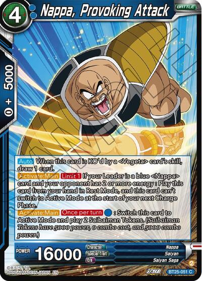 Nappa, Provoking Attack BT25-051