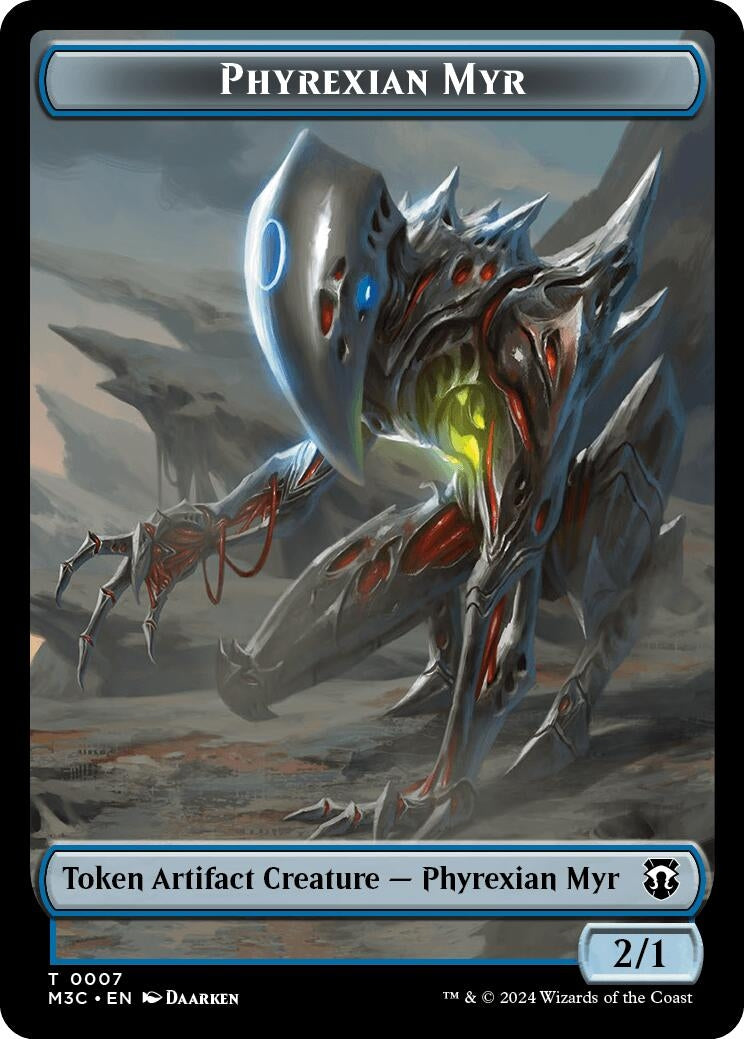 Image for Phyrexian Myr // Servo Double-Sided Token (7 // 33) - Magic: The Gathering