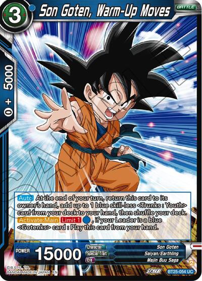 Son Goten, Warm-Up Moves - BT25-054