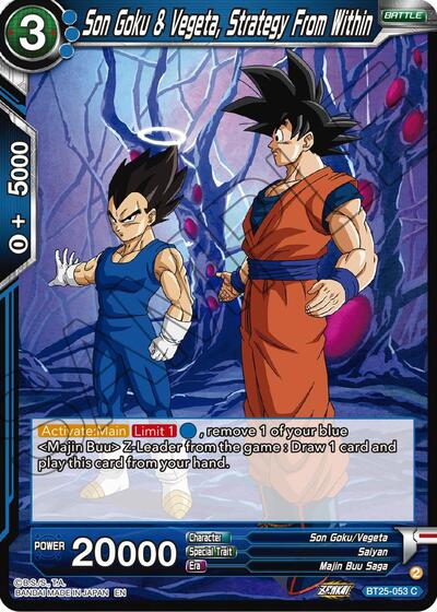 Son Goku & Vegeta, Strategy From Within BT25-053