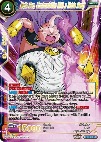 Majin Buu, Confrontation With a Noble Heart BT25-066