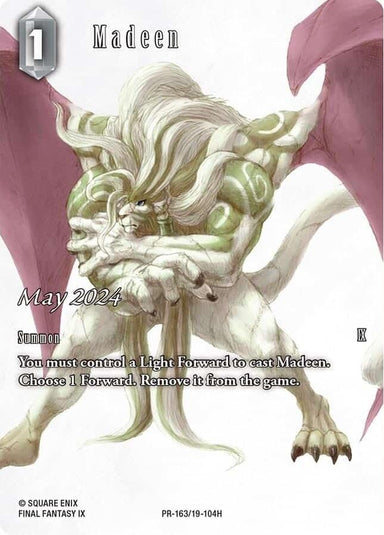 Image for Madeen (May 2024) (PR-163/19-104H) (FF: Promo Cards) (PR) - Final Fantasy TCG