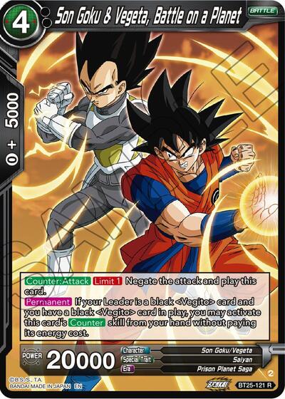 Son Goku & Vegeta, Battle on a Planet BT25-121