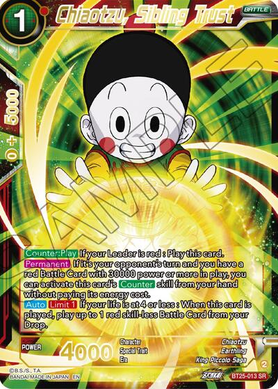 Chiaotzu, Sibling Trust - BT25-013