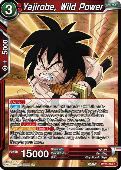 Yajirobe, Wild Power BT25-016