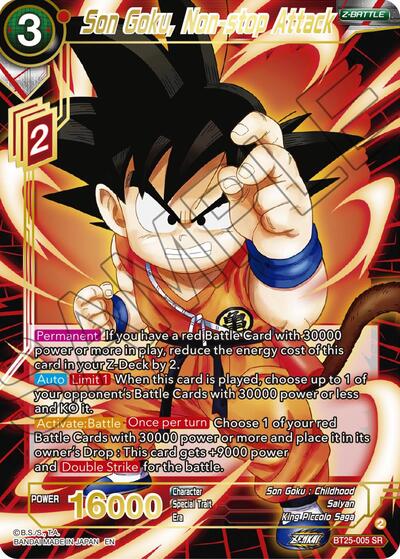 Son Goku, Non-stop Attack - BT25-005