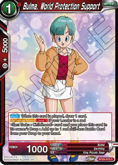 Bulma, World Protection Support BT25-015