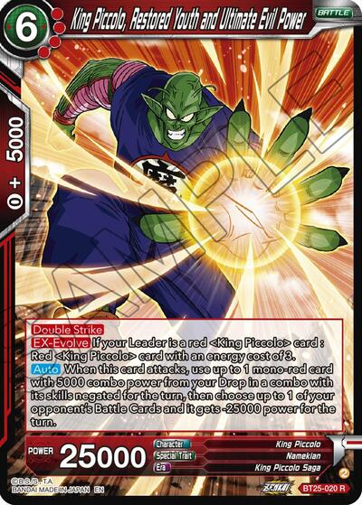 King Piccolo, Restored Youth and Ultimate Evil Power BT25-020