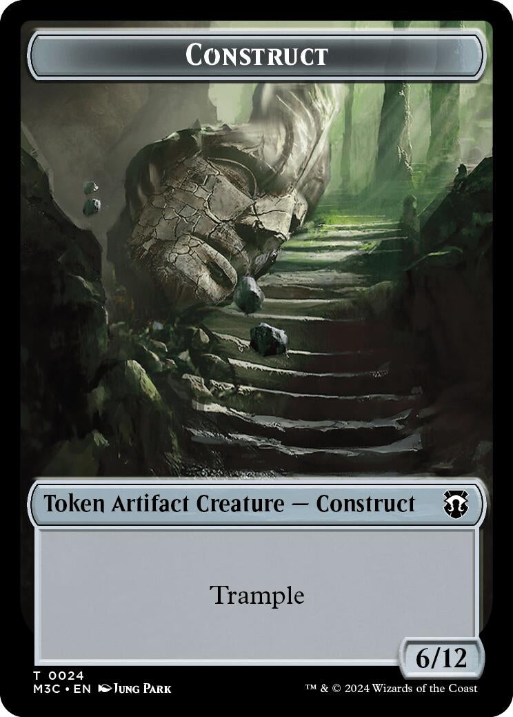 Image for Construct (Ripple Foil) // Myr Double-Sided Token (24 // 25) - Magic: The Gathering