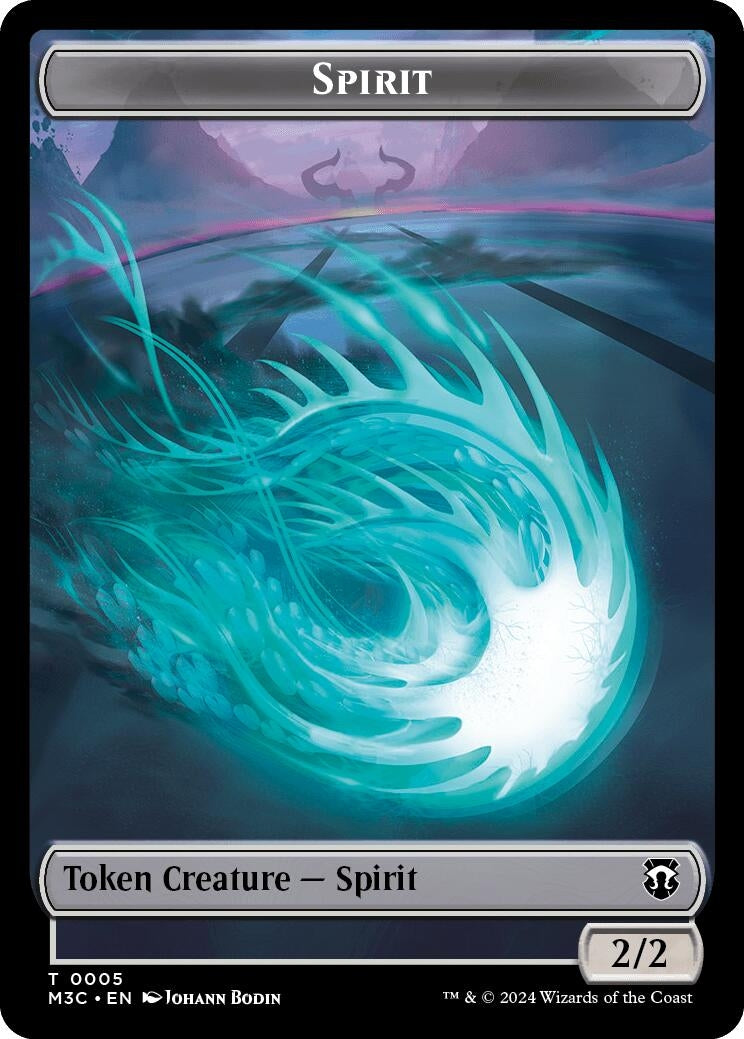 Image for Spirit (Ripple Foil) // Eldrazi Double-Sided Token (5 // 1) - Magic: The Gathering