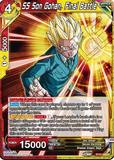 SS Son Gohan, Final Battle BT25-132