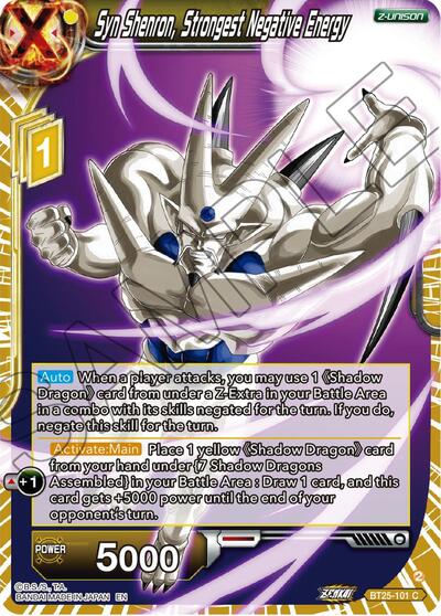 Syn Shenron, Strongest Negative Energy BT25-101